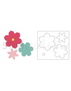 Bigz Die - Flower 3 by Echo Park Paper Co. Ellison - 1