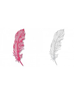 Thinlits Die Delicate Feather by Sophie Guilar Sizzix - Big Shot - 1