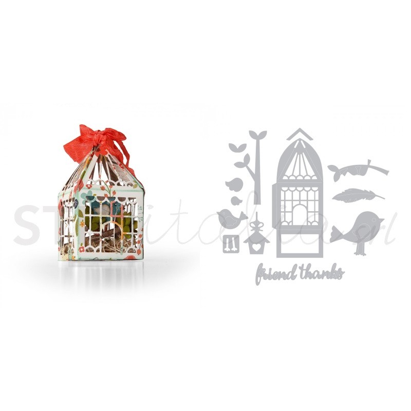 Thinlits Die Set 13PK For the Birds by Lori Whitlock Sizzix - Big Shot - 1
