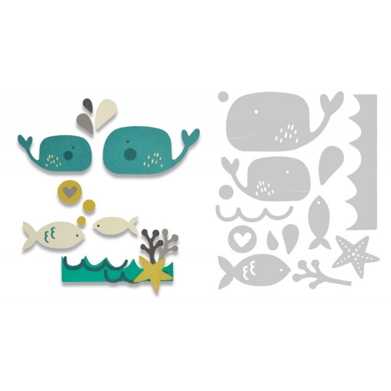 Thinlits Die Set 14PK - Under the Sea Sizzix - Big Shot - 1
