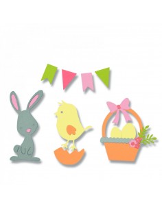 Thinlits Die Set 17PK Easter by Pete Hughes Sizzix - Big Shot - 1