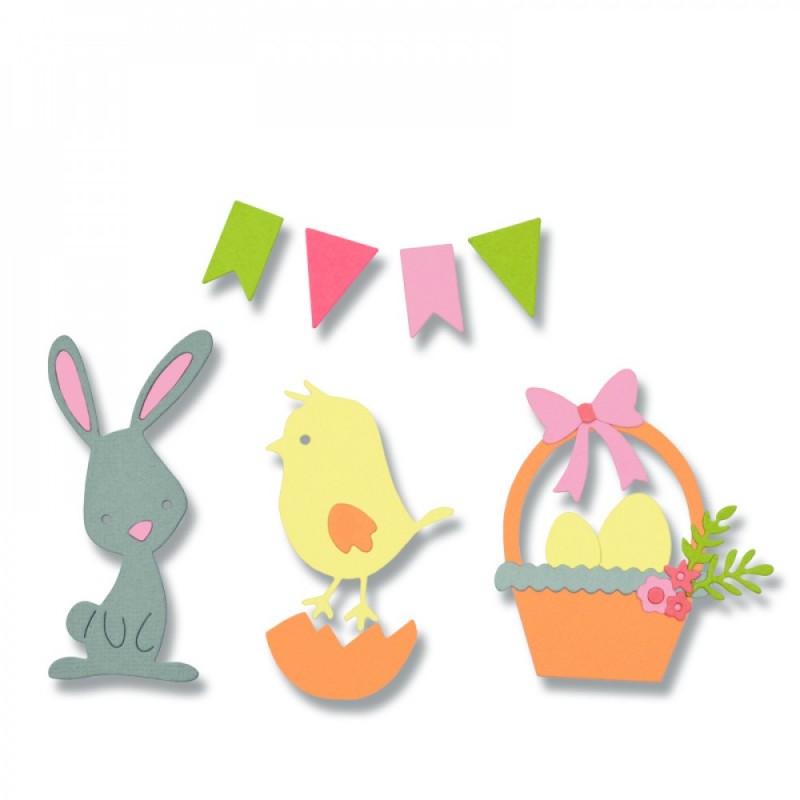 Thinlits Die Set 17PK Easter by Pete Hughes Sizzix - Big Shot - 1