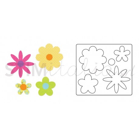 Bigz Die - Flower Layers 15 **replaces 659789** Ellison - 1