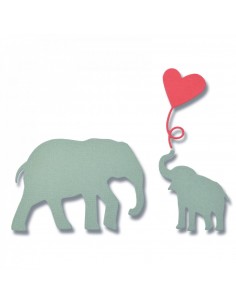 Thinlits Die Set 3PK Baby Elephant by Debi Potter Sizzix - Big Shot - 1