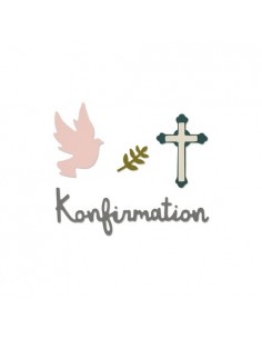 Thinlits Die Set 5PK Konfirmation (Cresima) Sizzix - Big Shot - 1