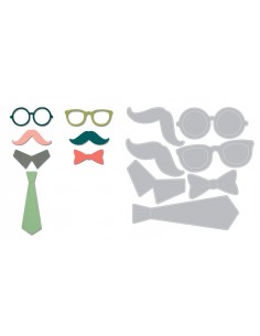 Thinlits Die Set 7PK Looking Dapper by Pete Hughes Sizzix - Big Shot - 1