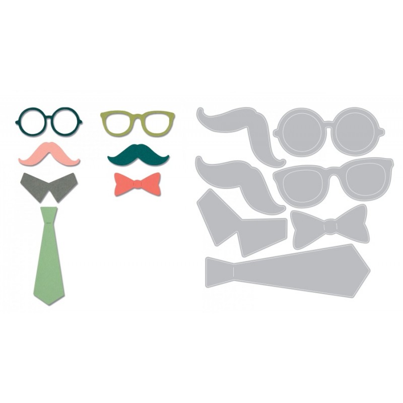 Thinlits Die Set 7PK Looking Dapper by Pete Hughes Sizzix - Big Shot - 1