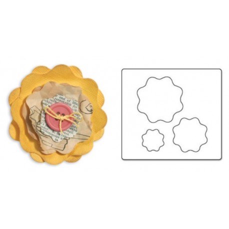 Bigz Die Flower Layers n9 by Eileen Hull Sizzix - Big Shot - 1