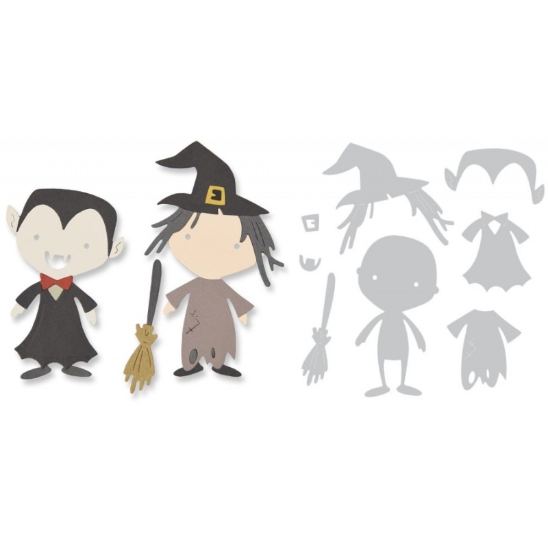 Thinlits Die Set 8PK - Spooky Sizzix - Big Shot - 1