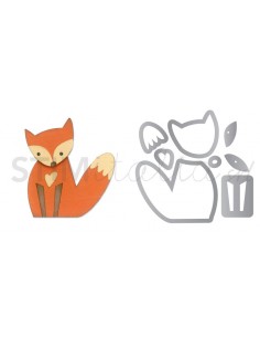 Thinlits Die Set 9PK - Fox by Debi Potter Sizzix - Big Shot - 1