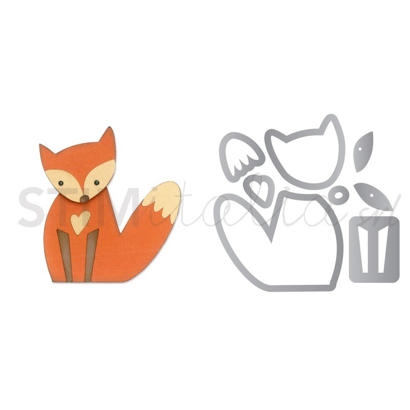 Thinlits Die Set 9PK - Fox by Debi Potter Sizzix - Big Shot - 1