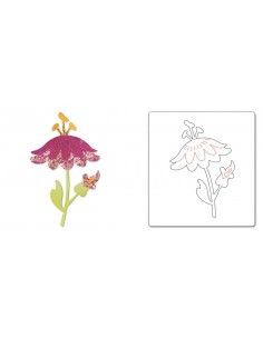 Bigz Die - Flower w/Leaves & Stem 4 by BasicGrey Ellison - 1
