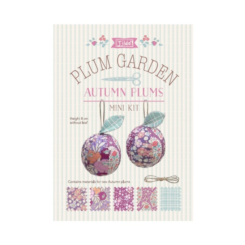 Tilda Plum Garden Kit Plums, Prugne da 8 cm Tilda Fabrics - 1