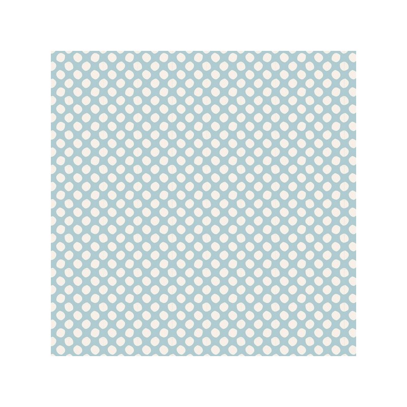 Tilda Tessuto 110 Classic Dots, Pois fondo Azzurro Tilda Fabrics - 1