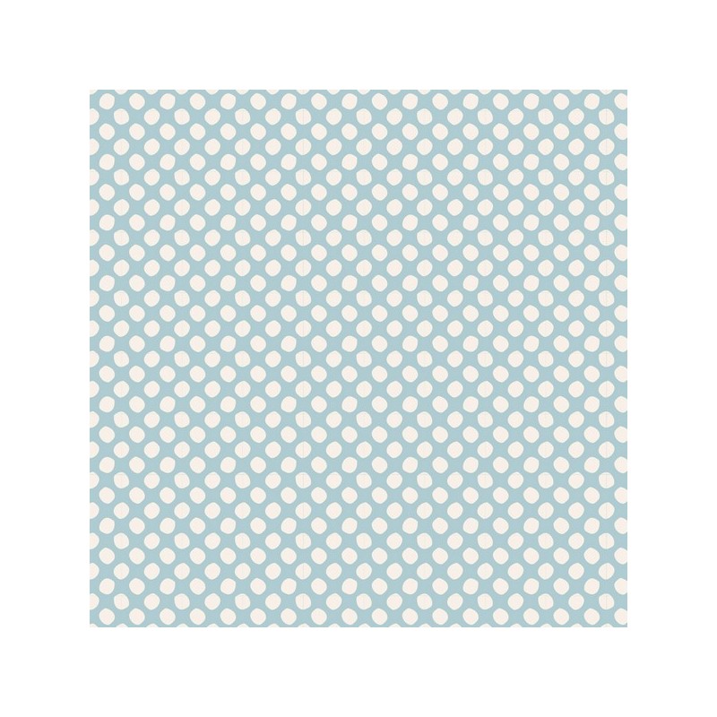 Tilda Tessuto 110 Classic Dots, Pois fondo Azzurro Tilda Fabrics - 1