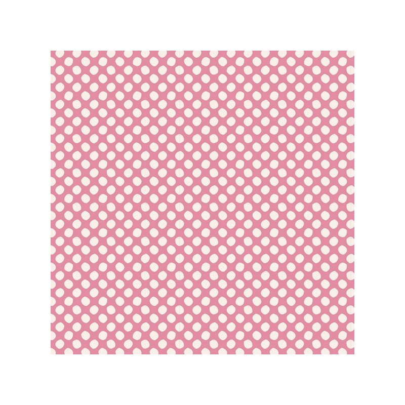 Tilda Tessuto 110 Classic Dots, Pois fondo Rosa Tilda Fabrics - 1