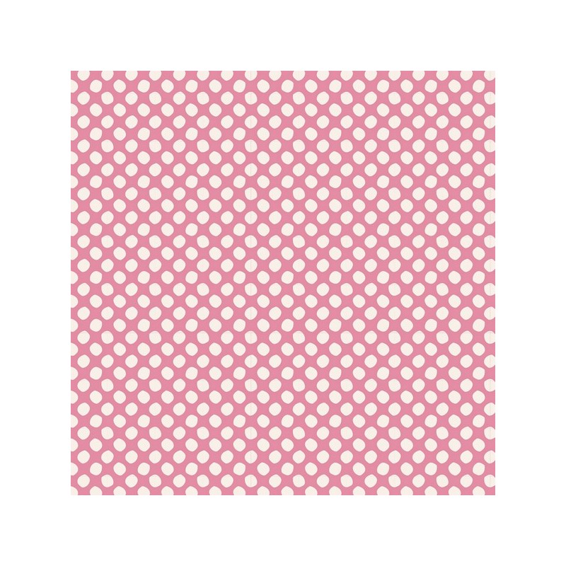 Tilda Tessuto 110 Classic Dots, Pois fondo Rosa Tilda Fabrics - 1