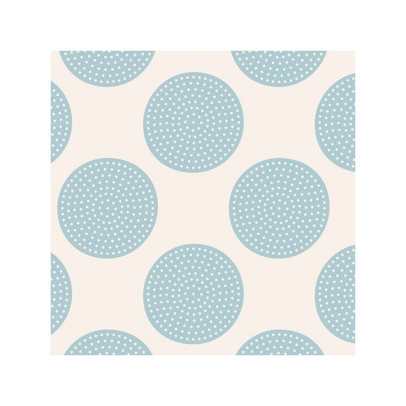 Tilda Tessuto 110 Classic Dottie Dots, Grandi Pois Azzurro Tilda Fabrics - 1