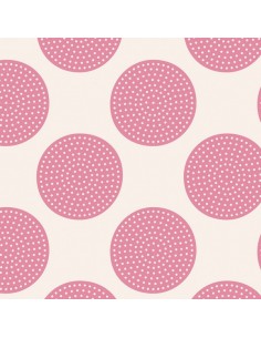 Tilda Tessuto 110 Classic Dottie Dots, Grandi Pois Rosa Tilda Fabrics - 1