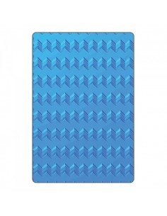 3-D TIEF Geometric Chevrons by Courtney Chilson Sizzix - Big Shot - 1