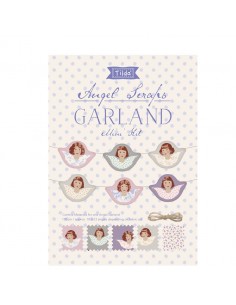 Tilda Old Rose Mini Kit Angel Scraps Garland, Ghirlanda con Angeli 150 cm Tilda Fabrics - 1