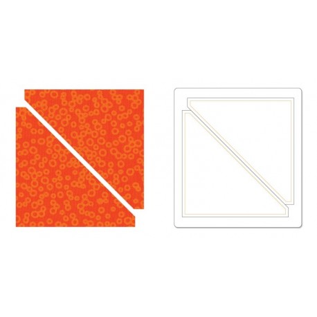 Bigz Die - Half-Square Triangles, 4" Finished Square Ellison - 1
