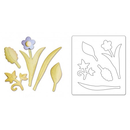 Bigz Die - Leaves, Bouquet Sizzix - Big Shot - 2