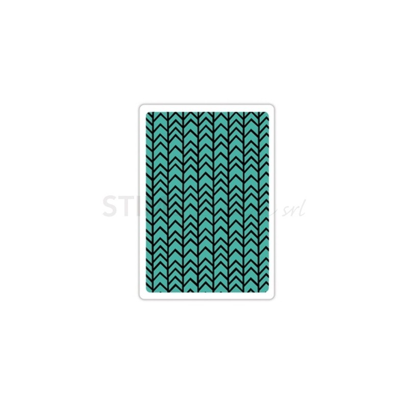 TIEF Chevron Texture by Craft Asylum Sizzix - Big Shot - 2