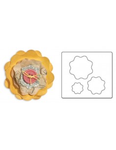 Bigz Die Flower Layers n9 by Eileen Hull Sizzix - Big Shot - 1 2