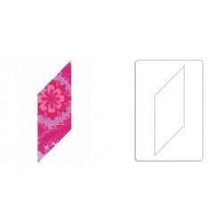 Bigz L Die Chevron, 5" x 2 1/2" Unfinished Sizzix - Big Shot - 1 2