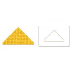 Bigz L Die Triangle, 3 1/8"H x 5 1/2"W Unfinished (cm 7,94 x 13,97) Sizzix - Big Shot - 1 2