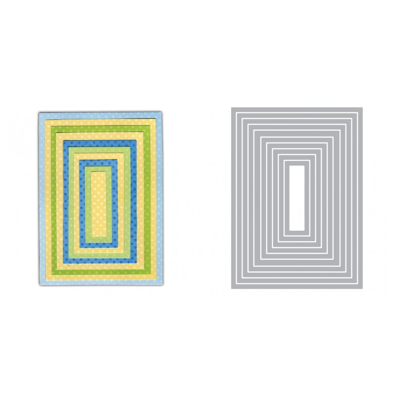 Framelits Die Set 10PK Rectangles n2 Sizzix - Big Shot - 2