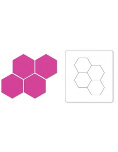 Bigz Die - Hexagons, 1" 2 Sides Ellison - 1