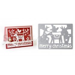 Thinlits Die Merry Christmas by Debi Potter Sizzix - Big Shot - 1 2