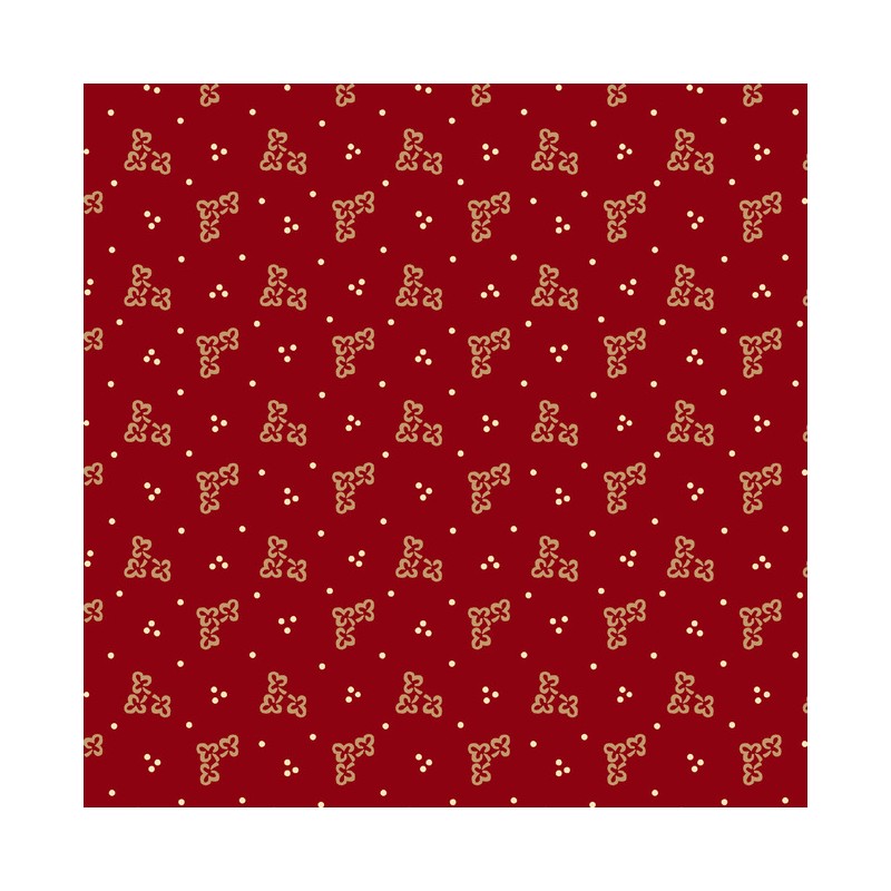 Modern Traditions - Cloverdale - Ruby Red Ellie's Quiltplace Textiles - 1