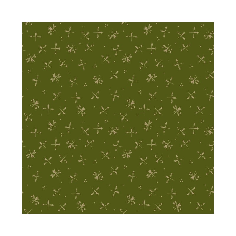 Modern Traditions - Fireflies - Juniper Green Ellie's Quiltplace Textiles - 1