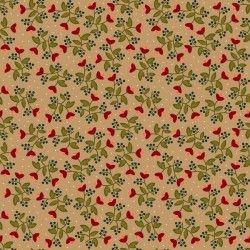 Modern Traditions - In Flanders Fields - Biscuit Brown Ellie's Quiltplace Textiles - 1