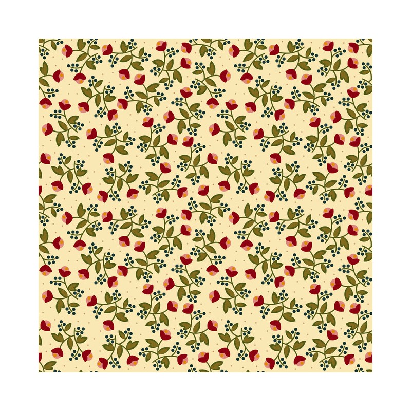 Modern Traditions - In Flanders Fields - Ecru EQP Textiles - 1