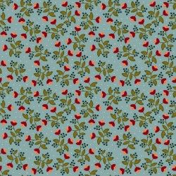 Modern Traditions - In Flanders Fields - Stone Blue Ellie's Quiltplace Textiles - 1