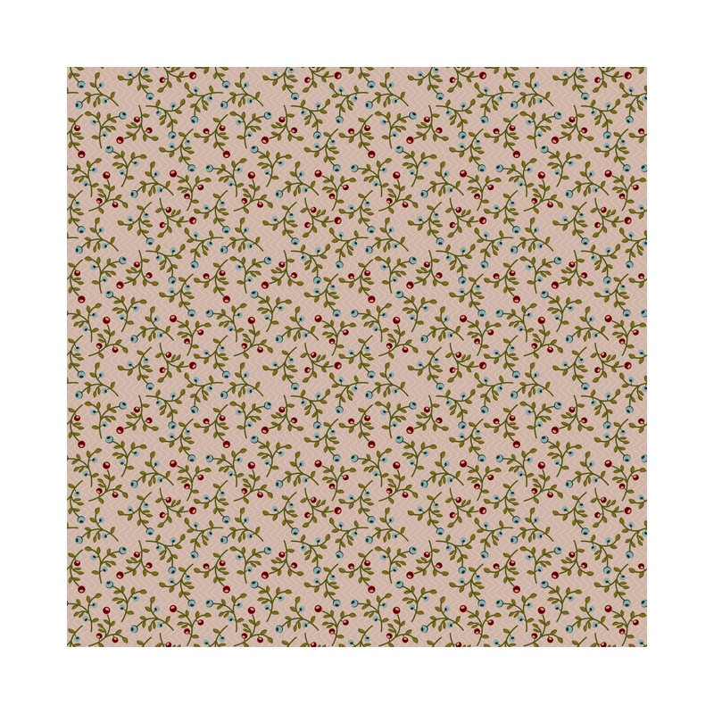 Past & Present - Floral Abundance - Light Taupe Ellie's Quiltplace Textiles - 1