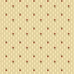 Past & Present - Posies - Ecru Ellie's Quiltplace Textiles - 1