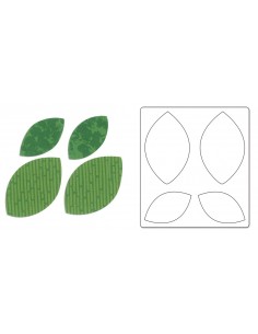 Bigz Die - Leaves, Plain 2 by Rachael Bright Ellison - 1