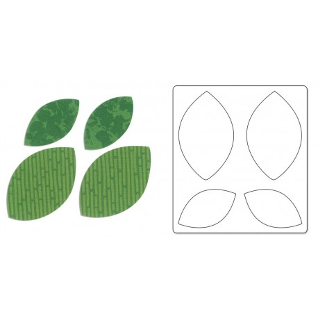 Bigz Die - Leaves, Plain 2 by Rachael Bright Ellison - 1