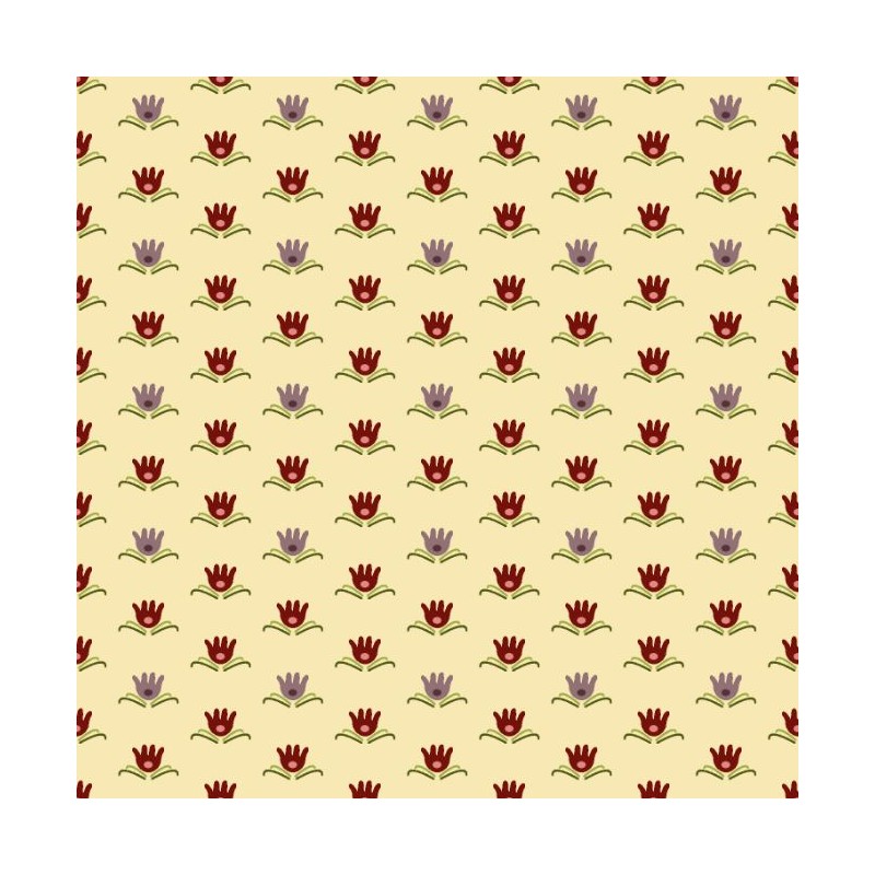 Contemporary Classics - Water Lily - Ecru Ellie's Quiltplace Textiles - 1