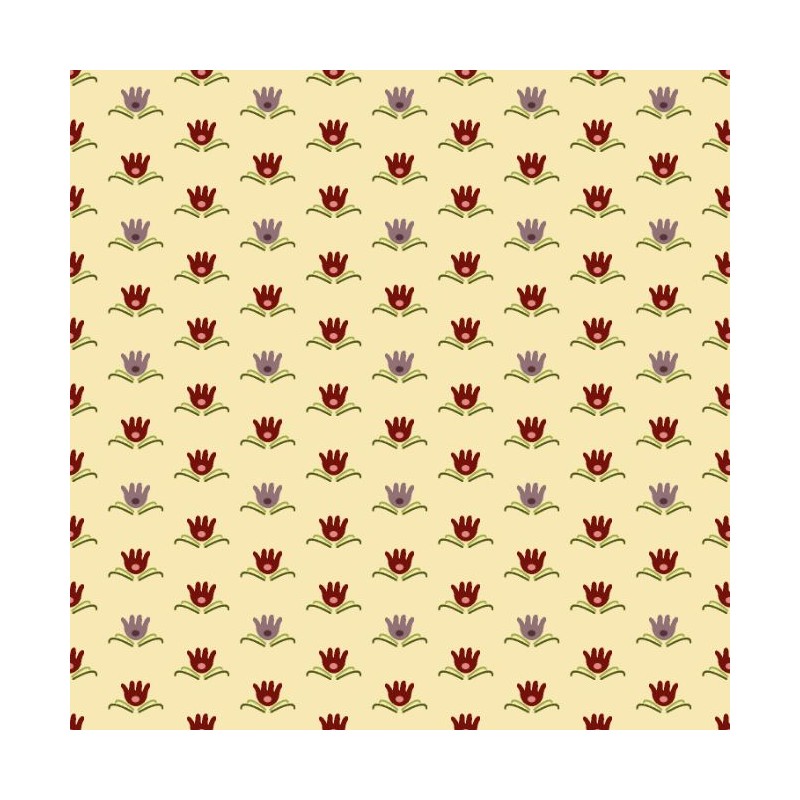 Contemporary Classics - Water Lily - Ecru Ellie's Quiltplace Textiles - 1