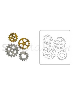 Bigz Die - Love Gears by Prima Marketing Inc. Ellison - 1