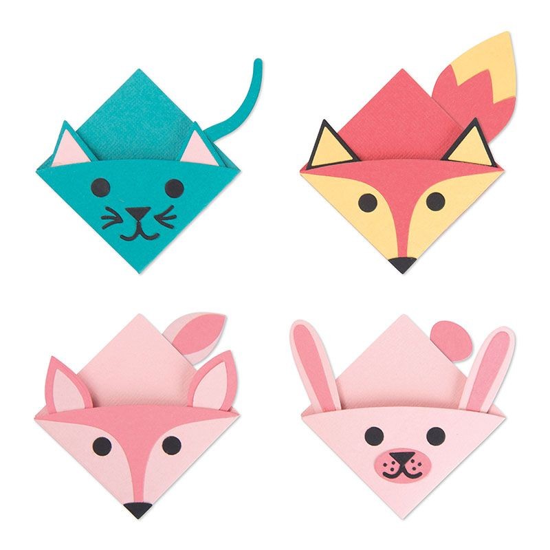 Thinlits Die Set 16PK Animal Bookmarks by Jordan Caderao Sizzix - Big Shot - 1