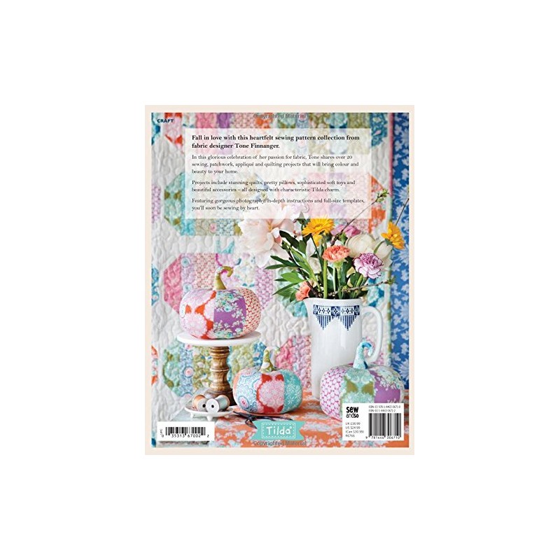 Tilda Sewing by Heart, For the love of fabrics by Tone Finnanger David & Charles - 2