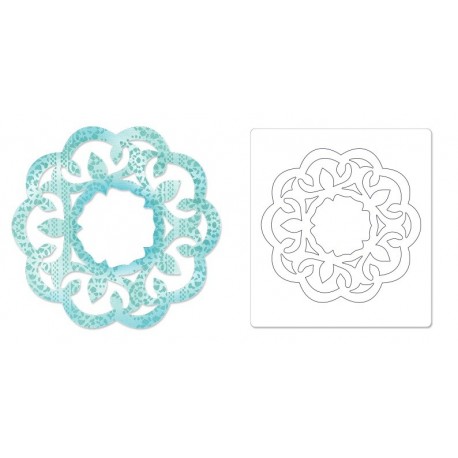 Bigz Die - Ornate Plate by Karen Burniston Ellison - 1
