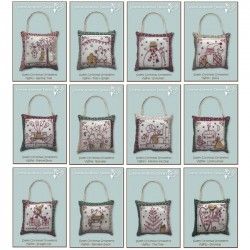 Sweet Christmas Ornaments - 12 Dolci Ornamenti di Natale con Bottoni Lynette Anderson Designs - 1